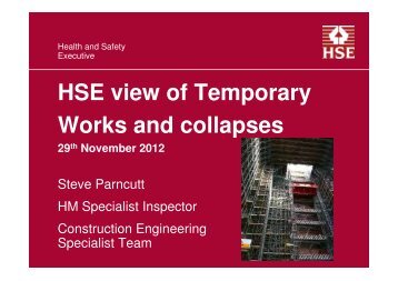 Temporary Works - Institution of Civil Engineers