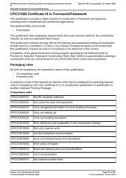 CPC31508 Certificate III in Formwork/Falsework - State Training ...