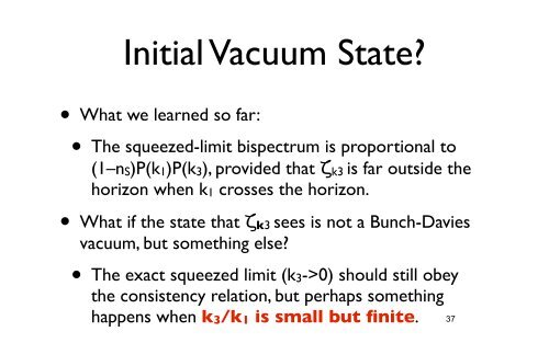 New probes of initial state of quantum fluctuations during inflation