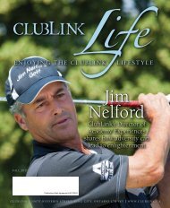 Jim Nelford - Clublink Corporation