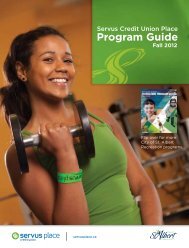 Servus Credit Union Place | Program Guide - City of St. Albert