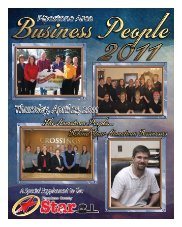 04.21-Business People.indd - Pipestone County Star