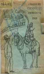 1 Zsebkönyv1918 pp1-66.pdf - Magyar Királyi Csendőrség