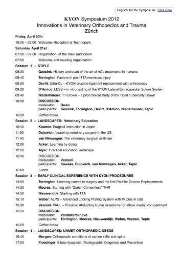 2012 Symposium Program - Kyon