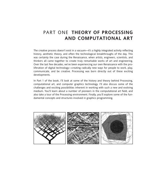 Processing: Creative Coding and Computational Art