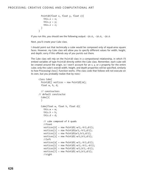 Processing: Creative Coding and Computational Art