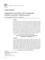 Diagnóstico preclínico de la nefropatía familiar asociada a - Nefrología