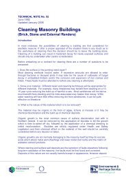 TECHNICAL NOTE No. 52 - Cleaning Masonry Buildings ( pdf