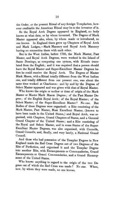 Masonic Origines (1887) - The Masonic Trowel