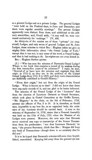 Masonic Origines (1887) - The Masonic Trowel
