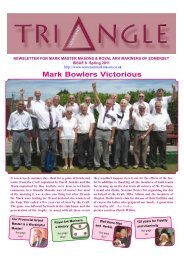 Spring 2011 - Somerset Mark Master Masons