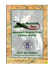 Mountain Fury - Search Pilot Course Guide - Civil Air Patrol