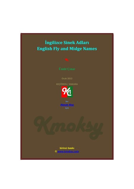 İngilizce Sinek Adları ÜMÜT ÇINAR English Fly and Midge ... - Kmoksy