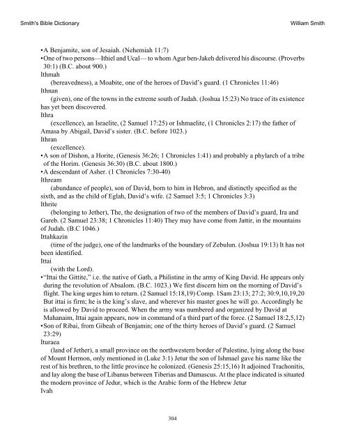 Smith's Bible Dictionary.pdf - Online Christian Library