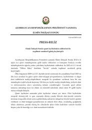 press-reliz - azərbaycan respublikasının prezidenti yanında elmin ...