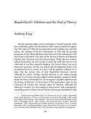 King Baudrillard Telos.pdf - Exeter Research and Institutional ...