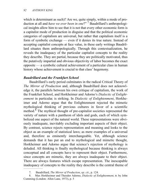 King Baudrillard Telos.pdf - Exeter Research and Institutional ...