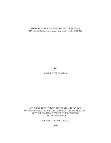 INTEGUMENT By ANNE-RENEE GRAHAM A THESIS PRESEN