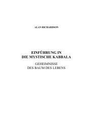 alan richardson einführung in die mystische kabbala