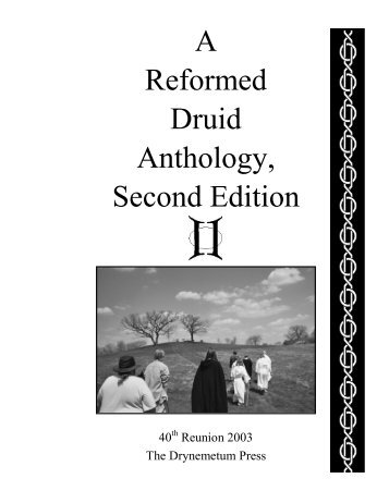 A Reformed Druid Anthology, Second Edition - Student ...