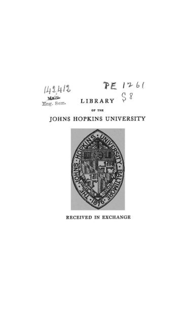T£ I'^'^l - JScholarship - Johns Hopkins University