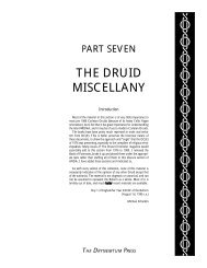 babababababababababababababab the druid miscellany - Student ...