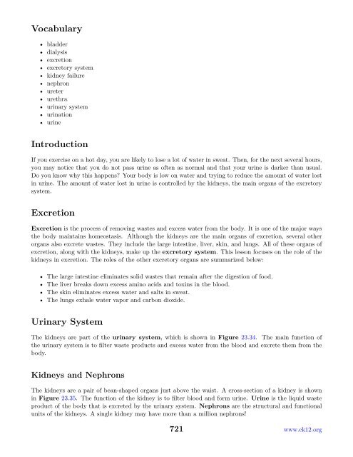 Chapter 23 The Circulatory, Respiratory, Digestive, and Excretory ...