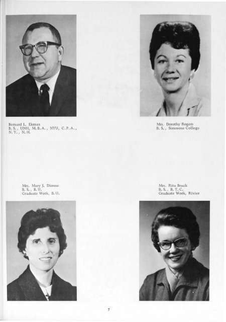 The Quill 1964 - SNHU Academic Archive