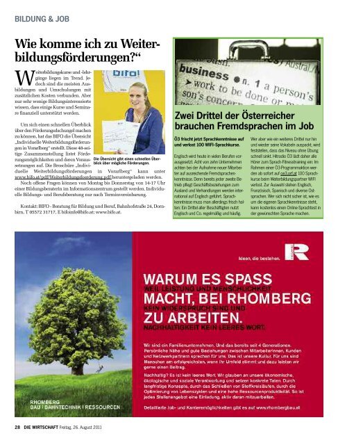 Die Wirtschaft Nr. 34 vom 26. August 2011