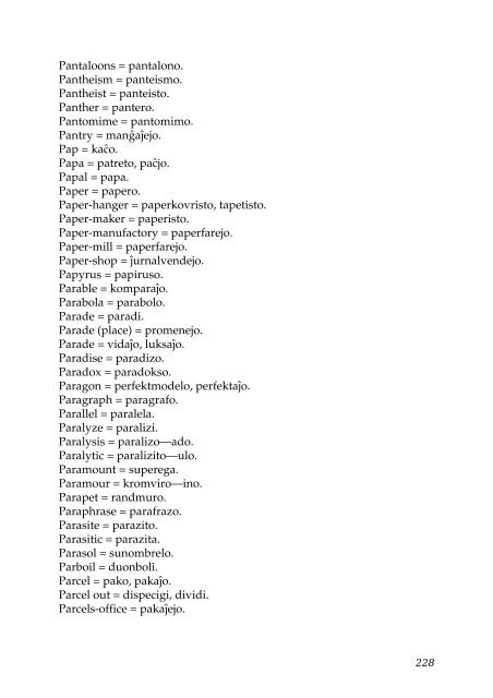 English-Esperanto Dictionary - mjwilliams92 - home