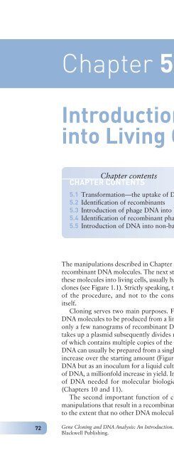 Gene Cloning and DNA Analysis: An Introduction, Sixth Edition ...