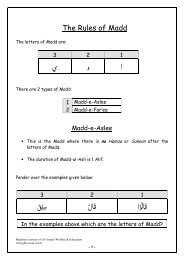 Basic Rules of Tajweed - Al-Ansaar Welfare & Education