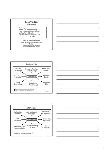 1 Rechtsmedizin - Institut für Rechtsmedizin - Universität Rostock