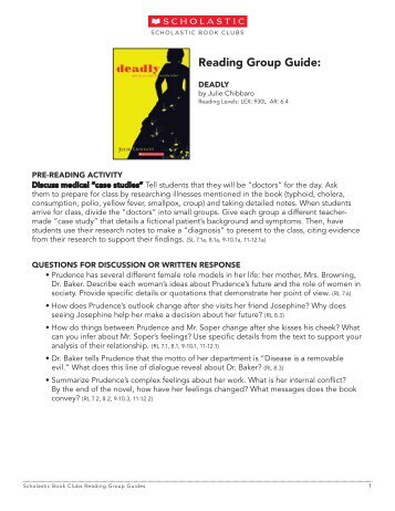 Reading Group Guide: - Scholastic