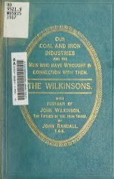 Our coal and iron industries, and the men - Old Forge Coal Mines