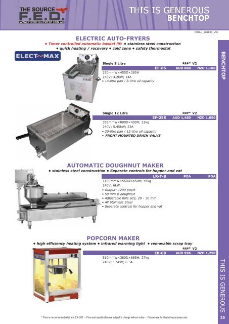 FED Catalogue (8MB) - Arafura Catering Equipment