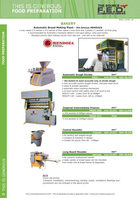 FED Catalogue (8MB) - Arafura Catering Equipment