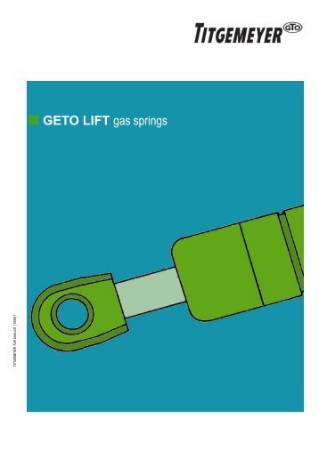 GETO LIFT gas springs - Titgemeyer