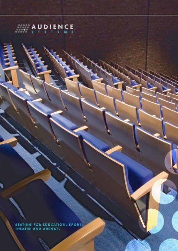 seating for education, sport, theatre and arenas. - Audience Systems