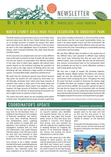 newsletter - North Sydney Council