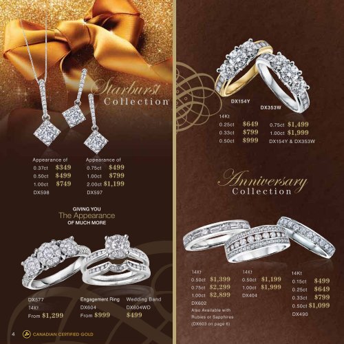 Corona Lasting Treasures 2012 flyer - Bakelaar Jewellers