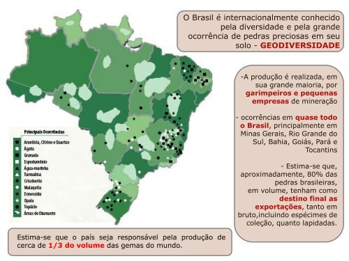 Geografia das Pedras Preciosas 2 - Geoturismo Brasil