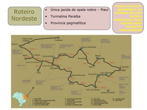 Geografia das Pedras Preciosas 2 - Geoturismo Brasil