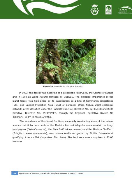 Candidatura Reserva da Biosfera - Santana Madeira Biosfera