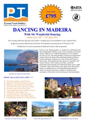 DANCING IN MADEIRA - Mr.Wonderful Dance