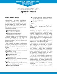 Episodic Ataxia - National Ataxia Foundation