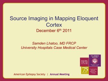 Source Imaging in Mapping Eloquent Cortex