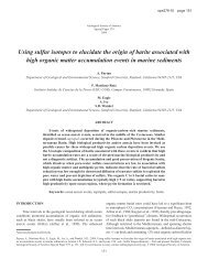 Using sulfur isotopes to elucidate the origin of barite associated with ...