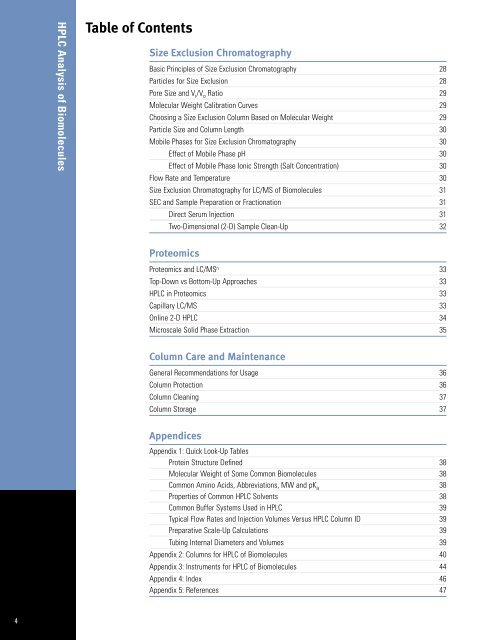 HPLC Analysis of Biomolecules Technical Guide - Interscience