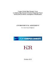 Corpus Christi Ship Channel Assumption of Maintenance Draft
